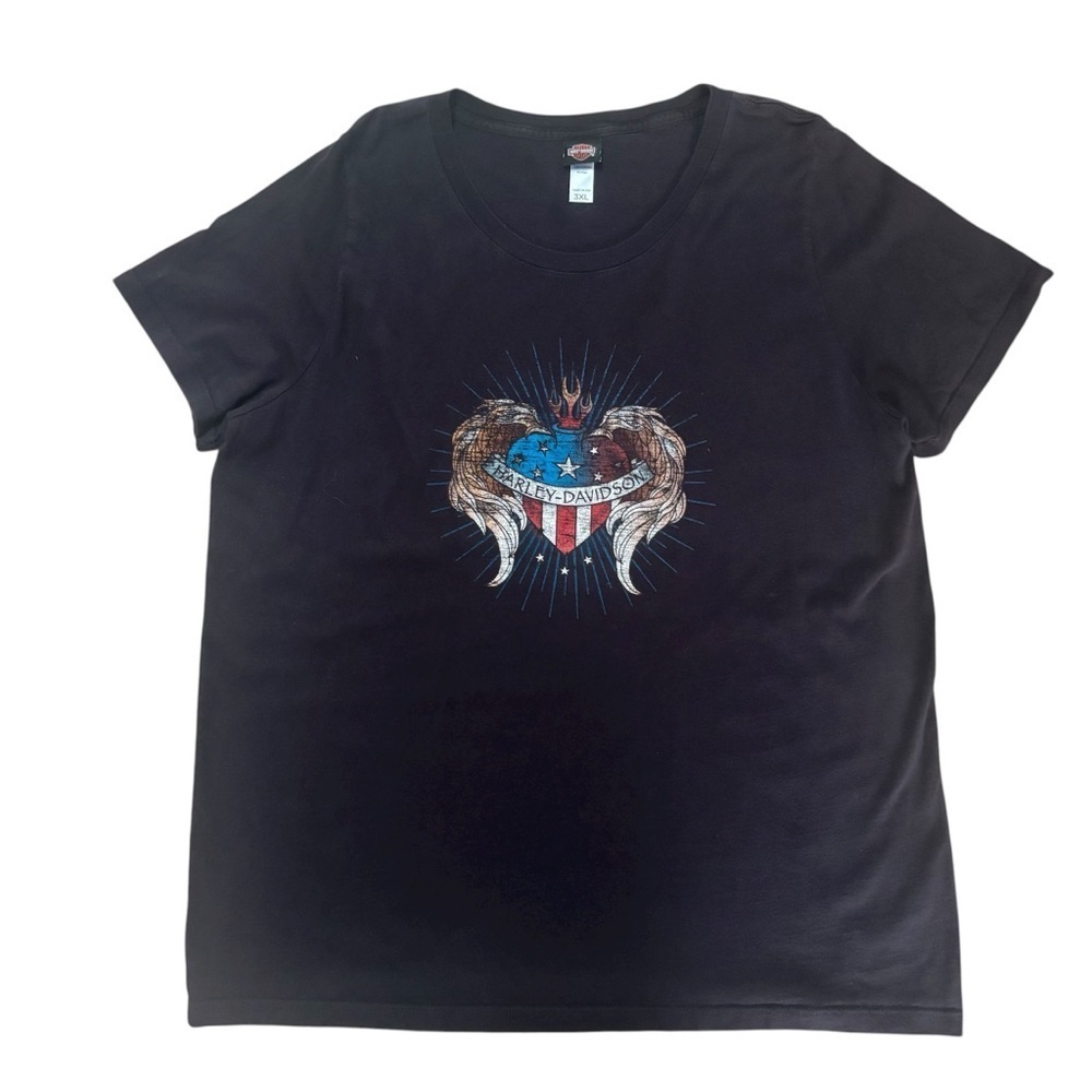 Harley-Davidson Seminole T-Shirt 3XL Made in USA – Winged Heart & Sanford FL Wms